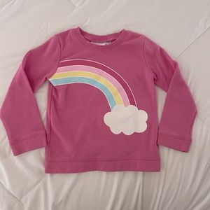 Children’s Place pink rainbow sweatshirt